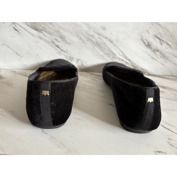 Birdies Starling Black Velvet Loafer -Size 9 Twee Capsule Classic Holiday Office - Picture 10 of 13
